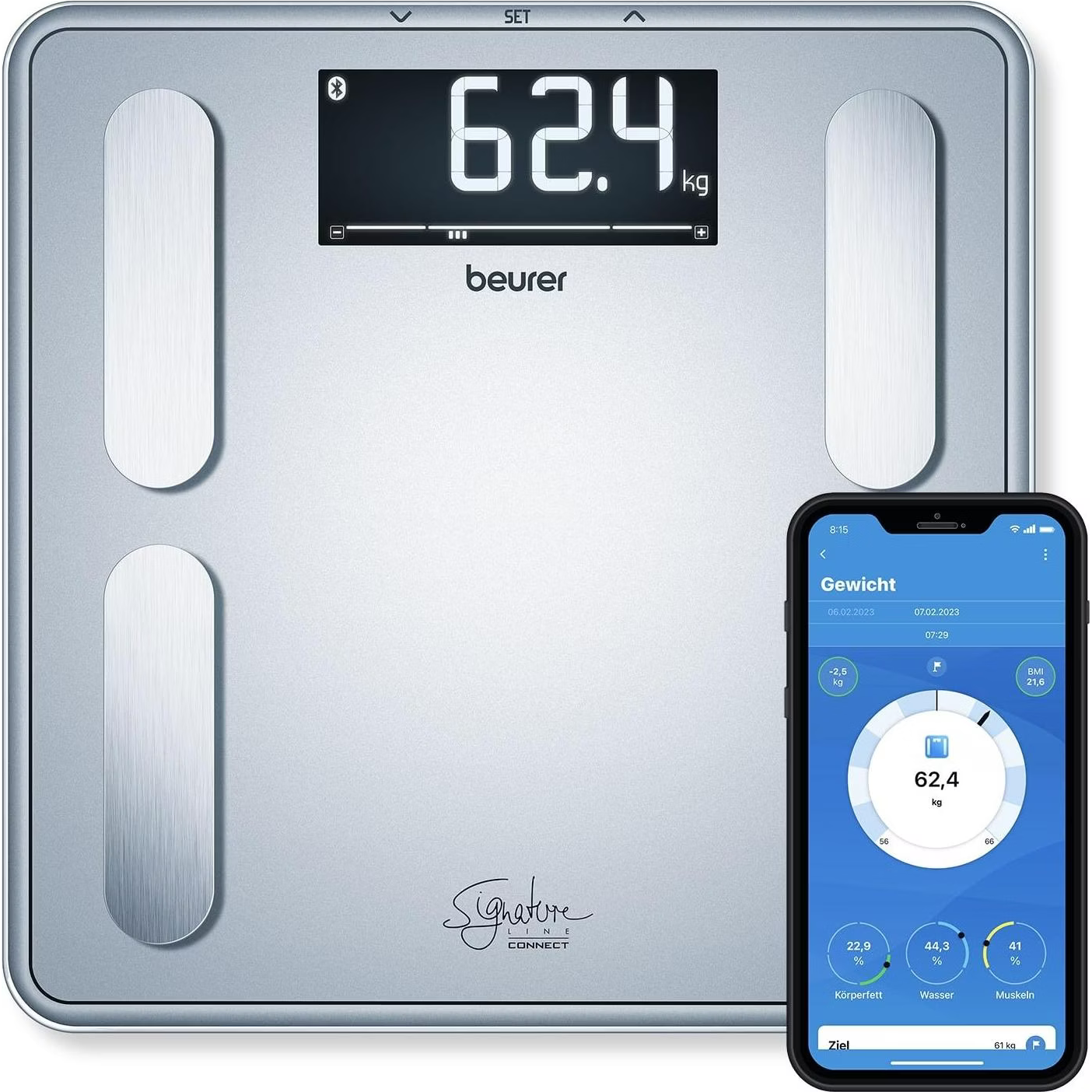 Beurer Körperanalysewaage BF 405 Signature Line