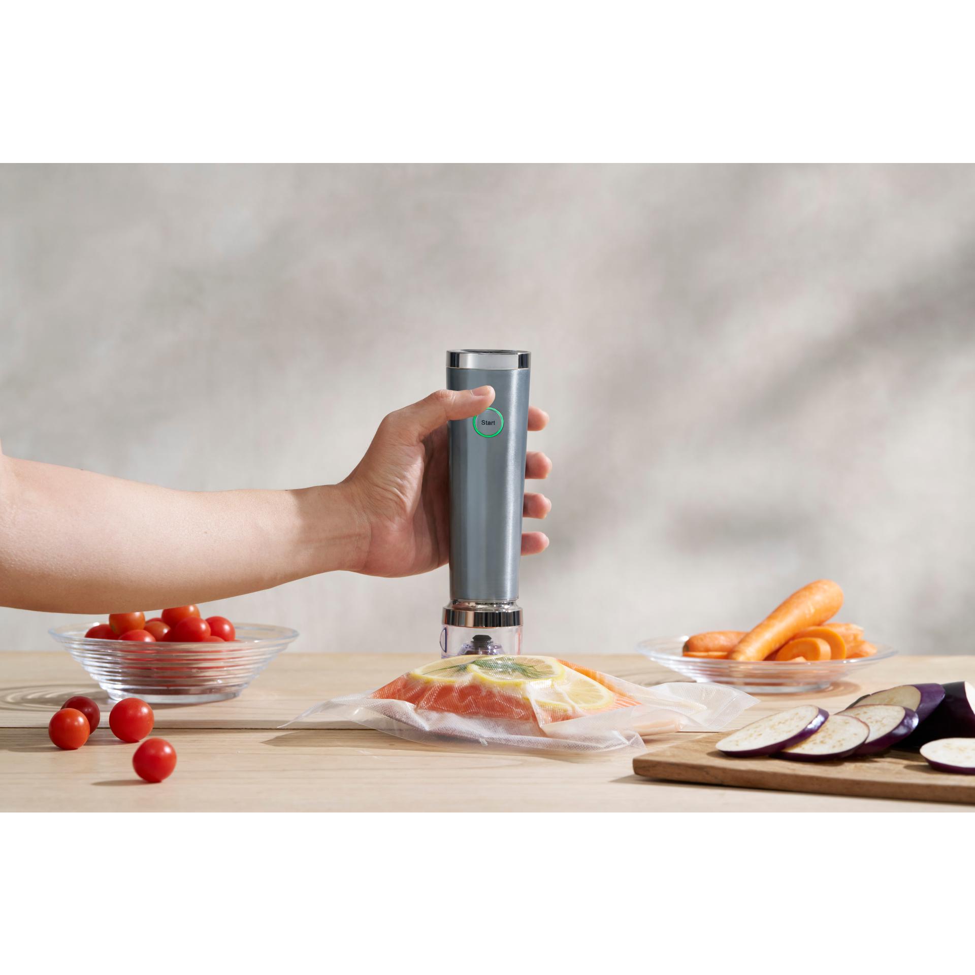 Solis Vac Stick Starter Set – Kabelloser Vakuumierer mit Behältern