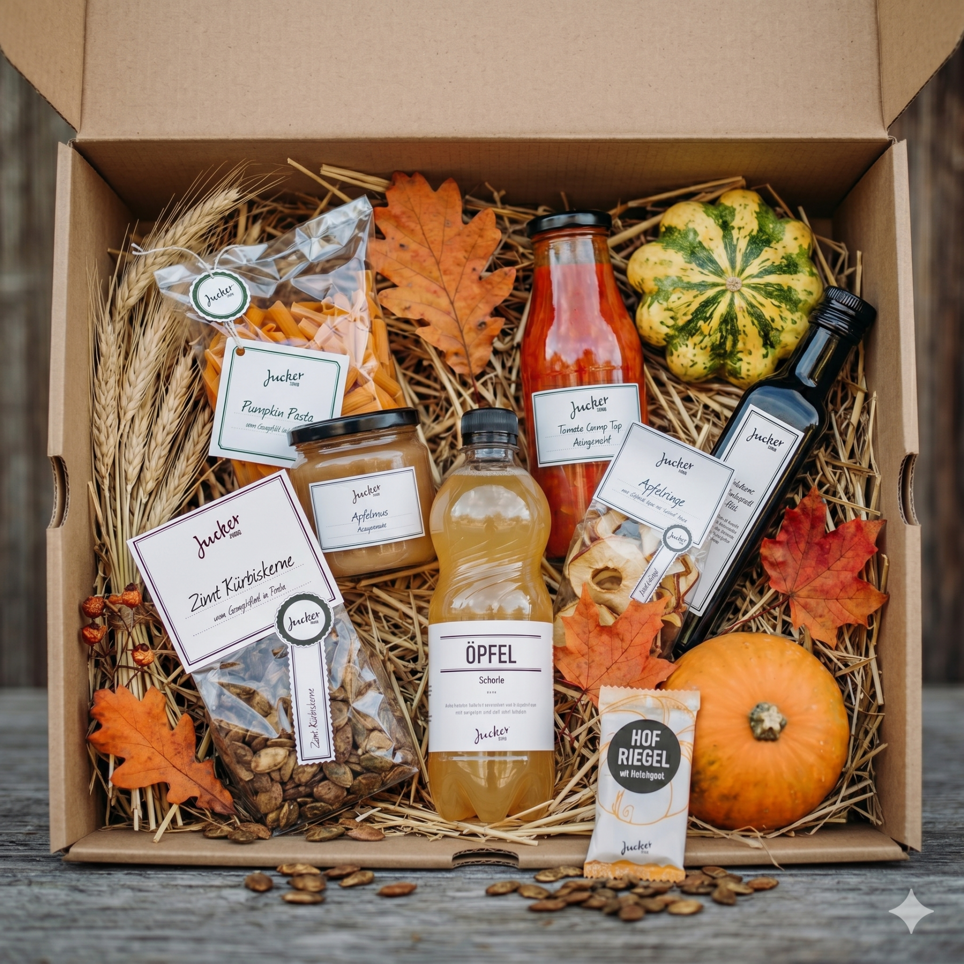 Jucker Farm Coffret d'automne « Pommes dorées et citrouilles joyeuses »