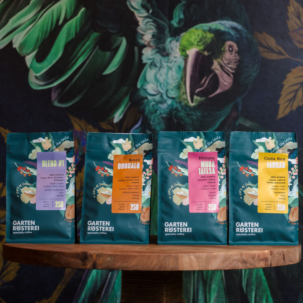 Gartenrösterei Specialty Coffee 4Set Kaffeebohnen