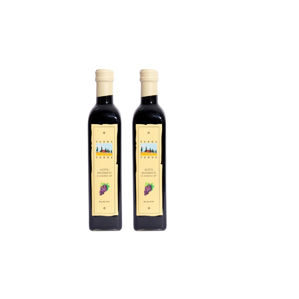 Terra Verde 2er Set Bio Aceto Balsamico di Modena IGP 500 ml