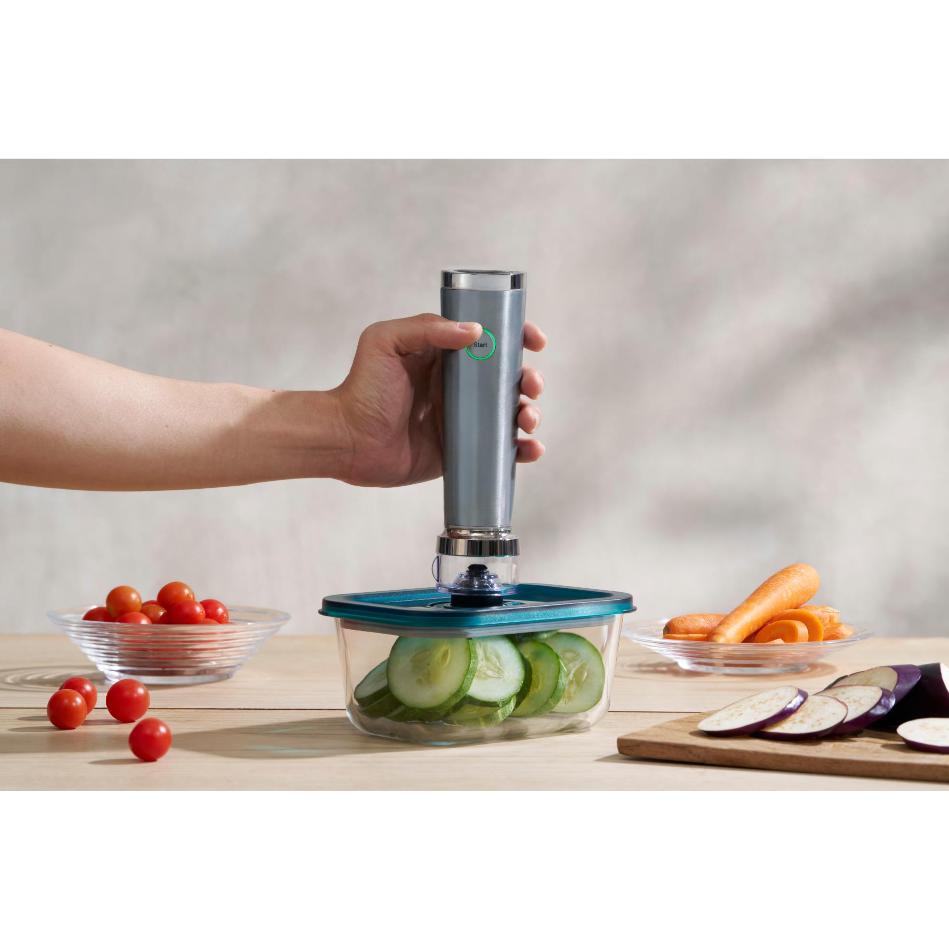 Solis Vac Stick Starter Set – Kabelloser Vakuumierer mit Behältern