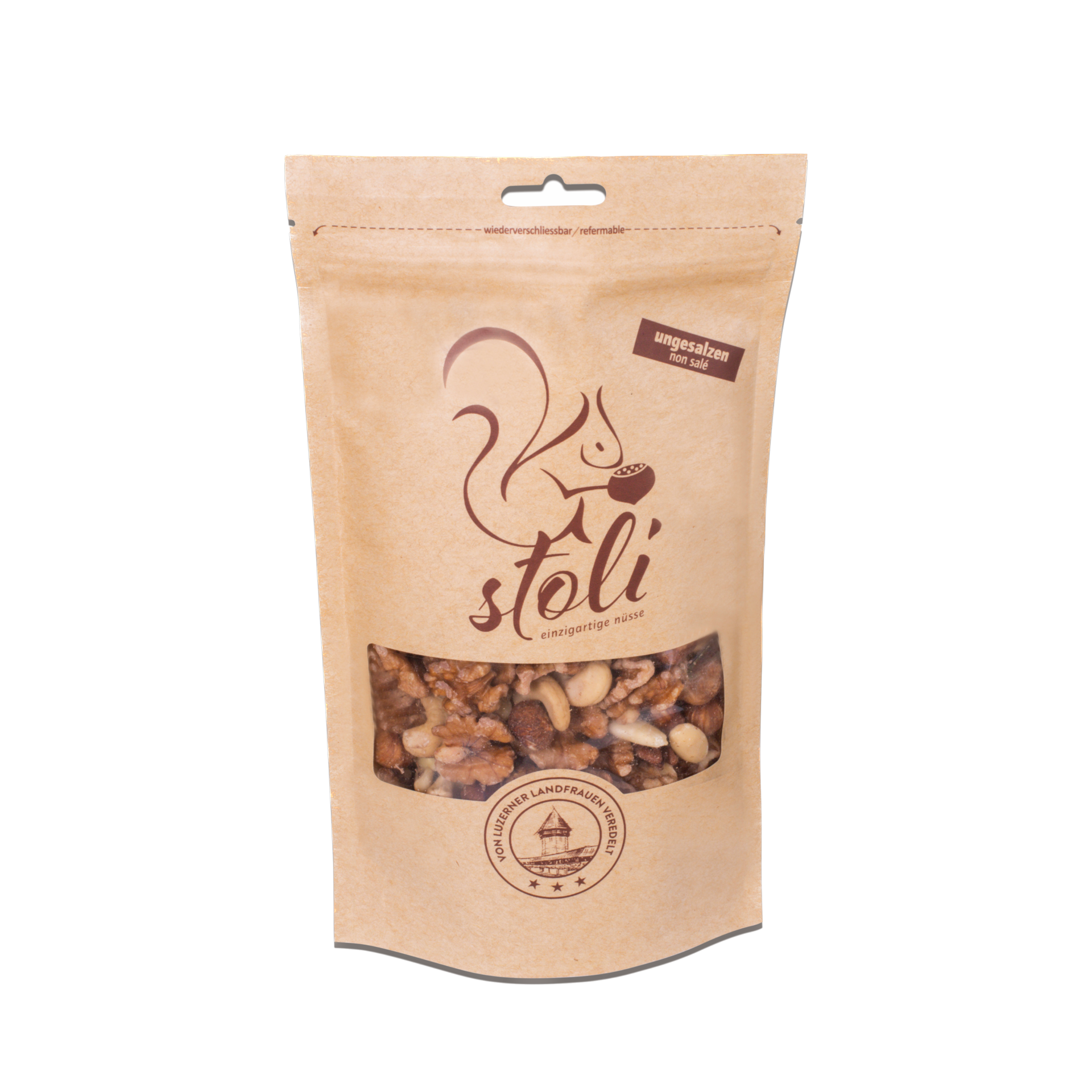 Stoli Lot de 3 Set Mix de noix Deluxe 351 g non salé