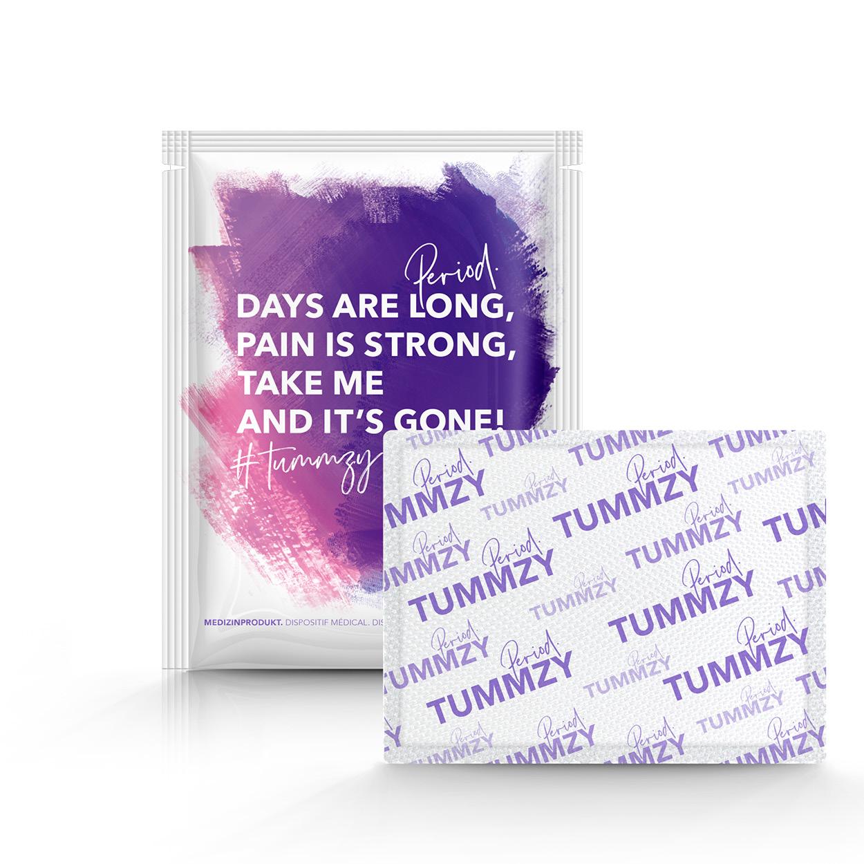 Tummzy Lot de patchs menstruels : 3 x 5 pièces (15 pièces au total)