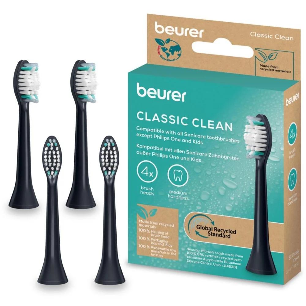 Beurer 2x Classic Clean Bürstenkopf 4er Set