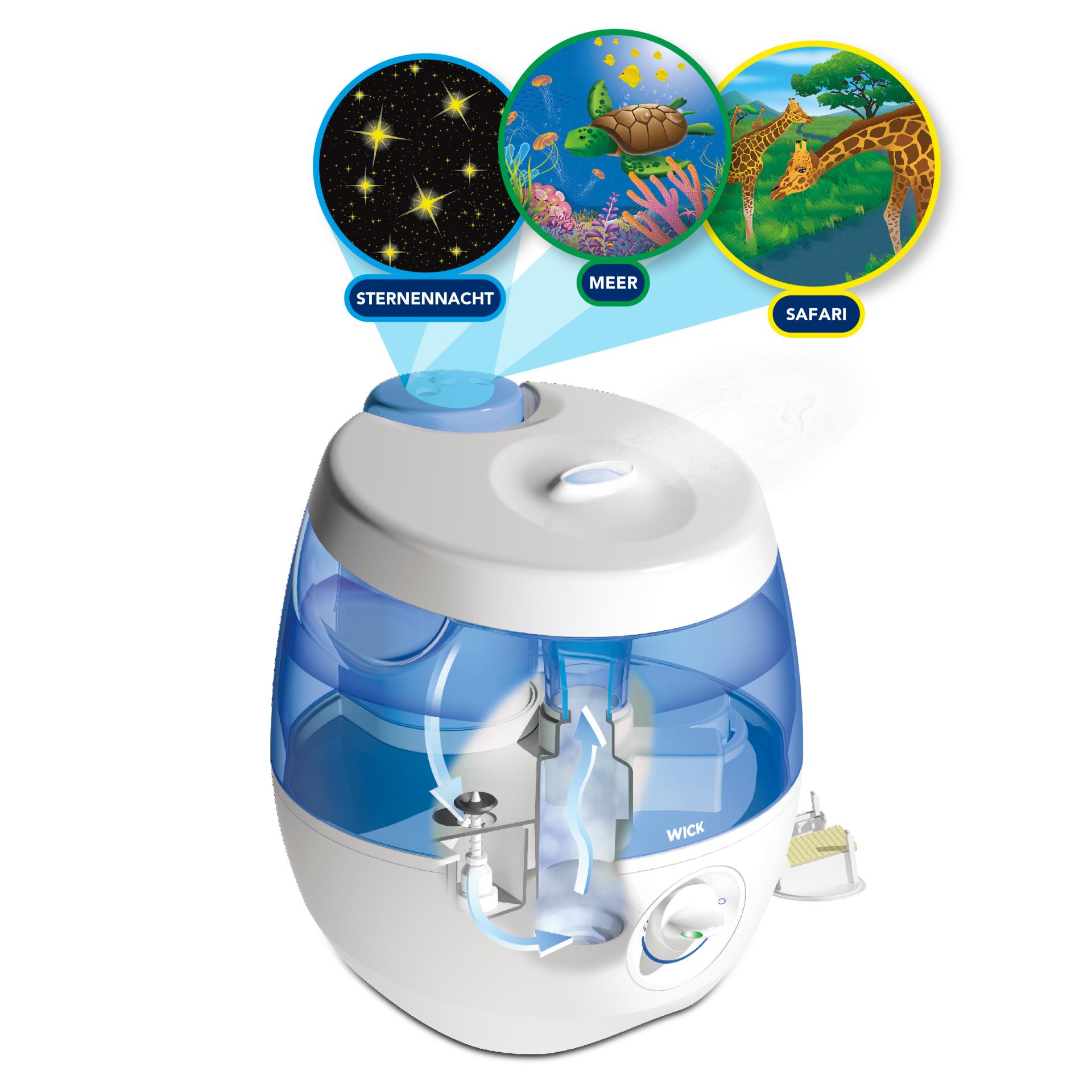 VICKS SweetDreams VUL575E4 Luftbefeuchter mit Lichtprojektion
