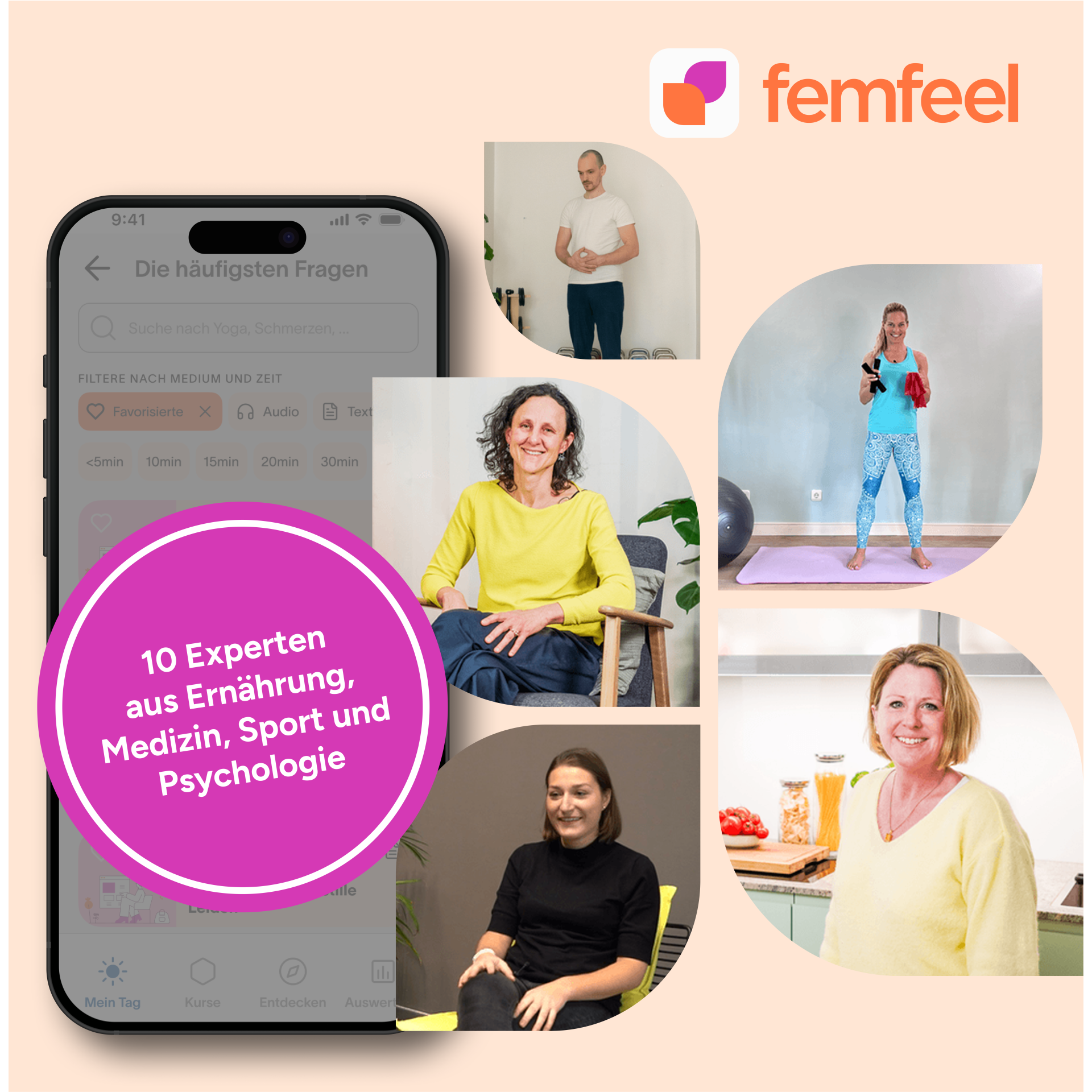 Femfeel 6 Monate App-Zugang "Bessere Wechseljahre"