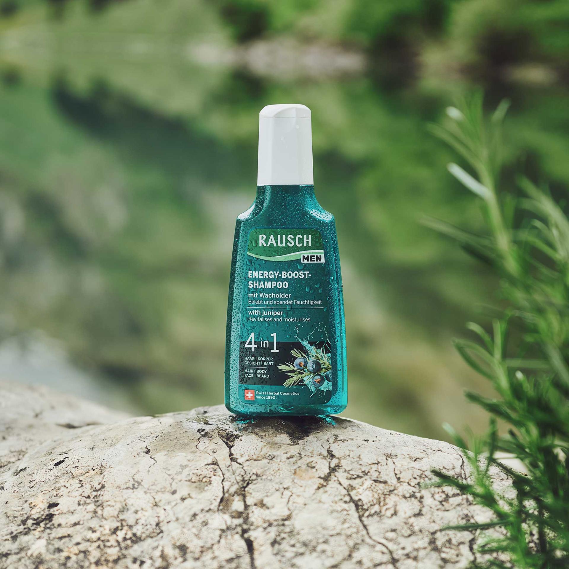 Rausch Energy-Boost-Shampoo mit Wachholder - Trio