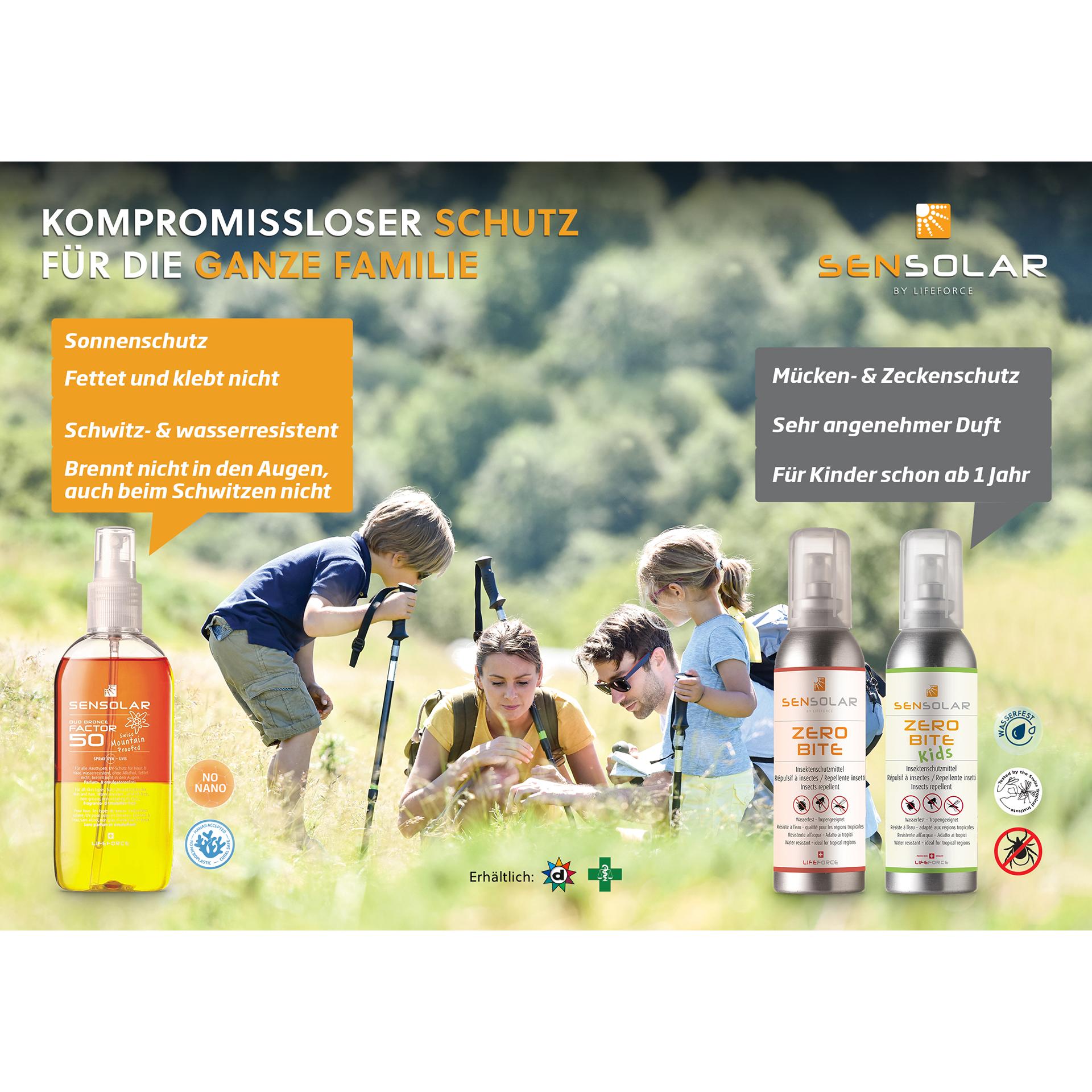 SENSOLAR Protezione contro le zanzare