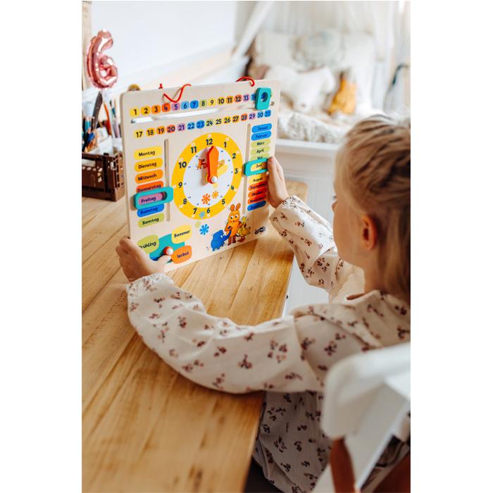 small foot Die Maus Lernuhr mit Kalender