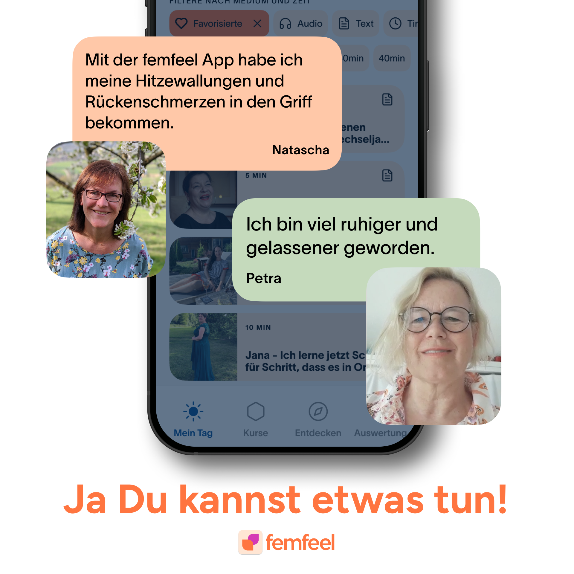Femfeel 6 Monate App-Zugang "Bessere Wechseljahre"