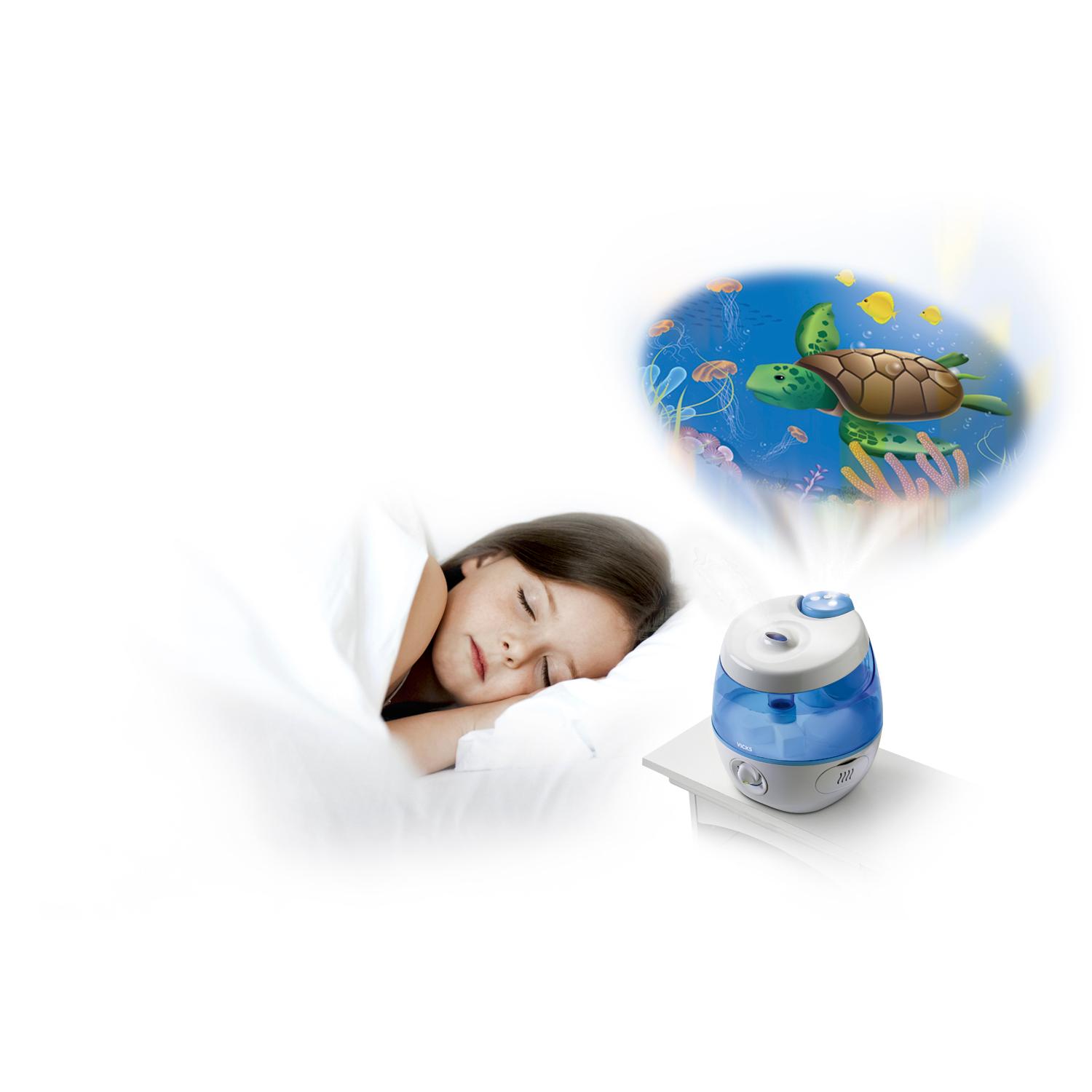 VICKS SweetDreams VUL575E4 Luftbefeuchter mit Lichtprojektion