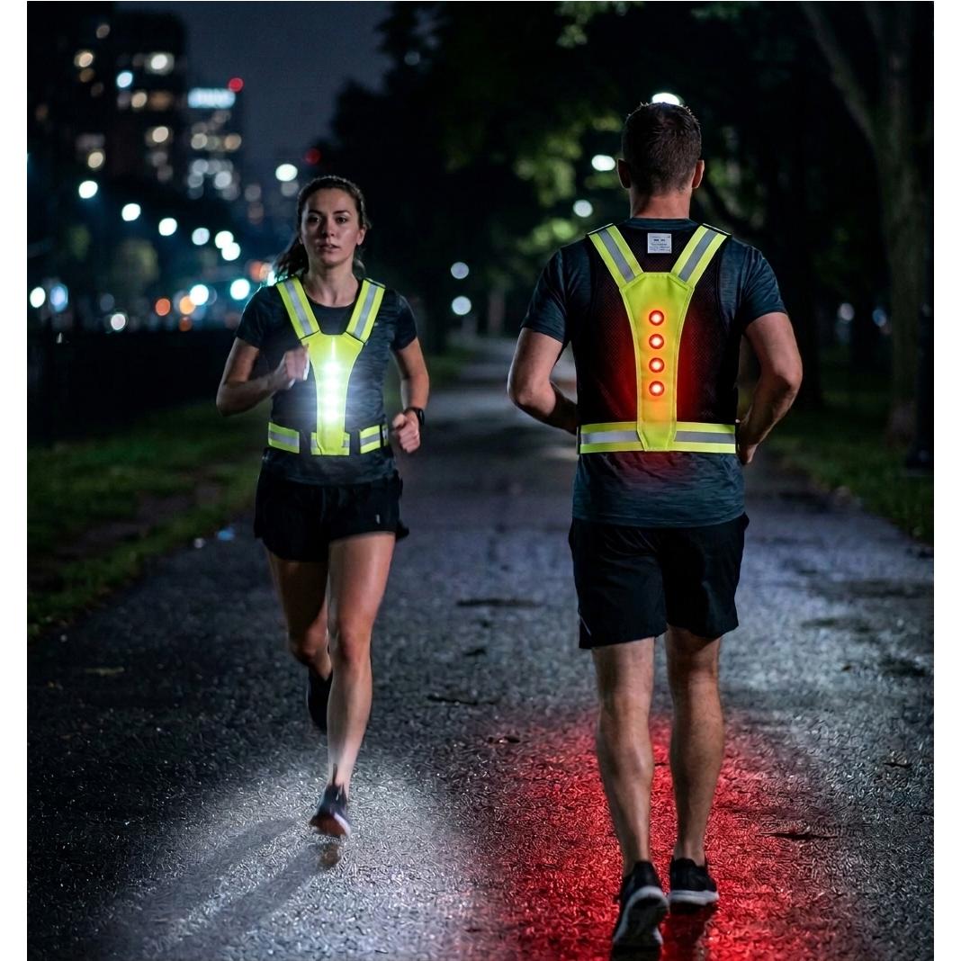 Connect Gilet avec LED à l'avant et à l'arrière