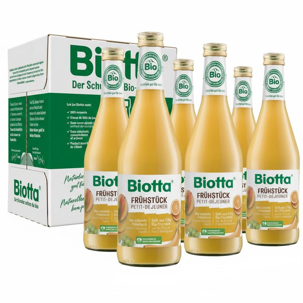 Biotta Jus pour le petit-déjeuner 6 x 0,5 l